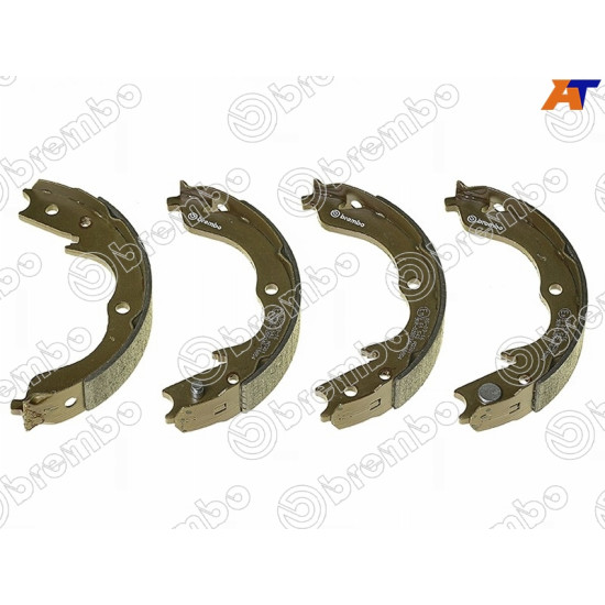 Колодки ручного тормоза MITSUBISHI OUTLANDER 06-12/PEUGEOT 4007 07-/CITROEN C-CROSSER 07- BREMBO