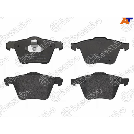 Колодки тоормозные перед FORD S-MAX 06-/ VOLVO S80/V70/XC70 06- BREMBO