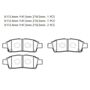 Колодки тормозные перед TOYOTA PLATZ/ VITZ/PROBOX 00- CTR