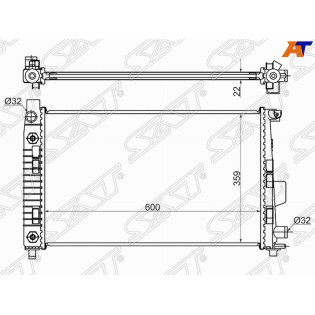 Радиатор Mercedes-Benz A-Class 97-04 / Vaneo 02-05 SAT