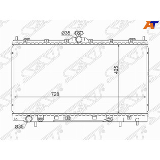 Радиатор MITSUBISHI GRANDIS 4G69 03- SAT