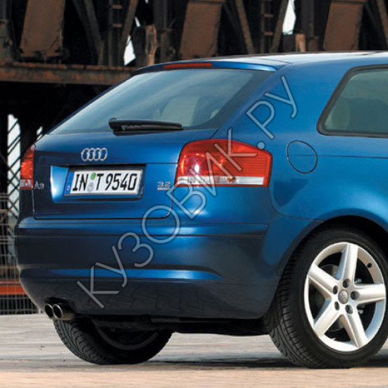 Бампер задний в цвет кузова 3дв Audi A3 8P (2003-2008)