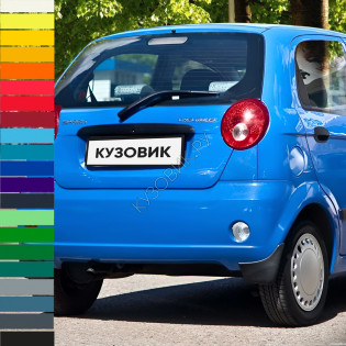 Бампер задний в цвет кузова Chevrolet Spark 2 (2005-2009)