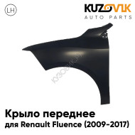 Крыло переднее левое Renault Fluence (2009-2017) KUZOVIK
