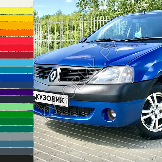 Бампер передний в цвет кузова Renault Logan 1 (2004-2009) под птф